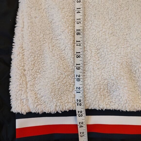 Tommy Hilfiger Fleece Women's Quarter Zip White Size XL Jacket Sweatshirt - Picture 8 of 8